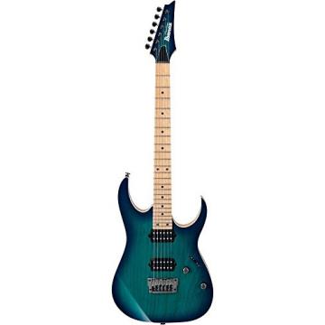 Ibanez RG652AHMFX Prestige RG Series 6-String Electric Guitar Nebula Green Burst