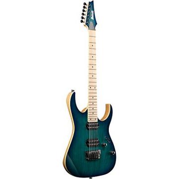 Ibanez RG652AHMFX Prestige RG Series 6-String Electric Guitar Nebula Green Burst