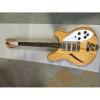 Custom Natural Rickenbacker 370 3 Pickups Electric Guitar