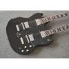 Custom Don Felder EDS 1275 SG Double Neck Black Electric Guitar