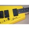 Custom Shop Yellow Monaco Steinberger Headless Electric Guitar