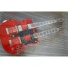 Custom Jimmy Page SG Red EDS 1275 Double Neck Guitar