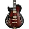 Ibanez Artcore Expressionist AG95 Left-Handed Hollowbody Electric Guitar Dark Brown Sunburst