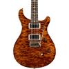 PRS Wood Library Custom 24 Quilted Maple 10 Top Electric Guitar Black Gold Top