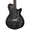 Godin xtSA Flame Electric Guitar Transparent Black