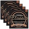 ChromaCast CC-GS-CB-M-4PACK Classic Bronze Medium Acoustic Guitar Strings, .013-.056, 4-Pack