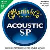 Martin MSP4000 SP Phosphor Bronze Extra Light Acoustic Guitar Strings (2 Pack)