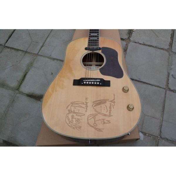 Custom Shop Natural John Lennon J160E Acoustic Guitar #1 image