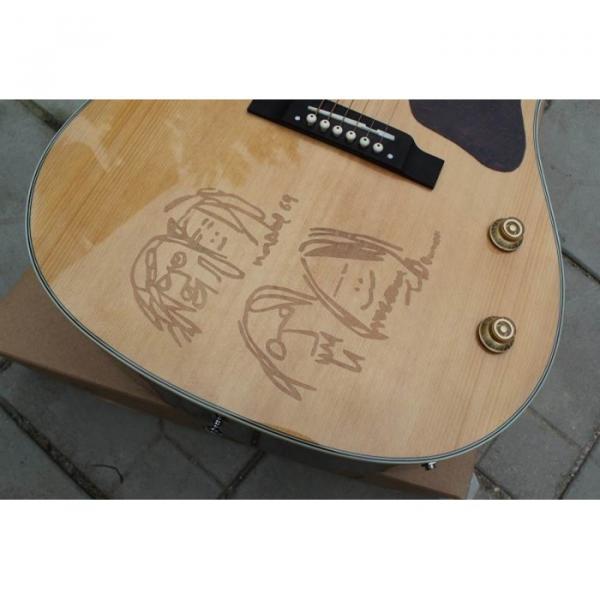 Custom Shop Natural John Lennon J160E Acoustic Guitar #3 image