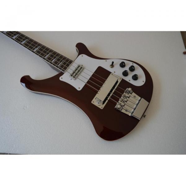 Custom Shop 4003 Neck Thru Body Construction BurgundyGlo 20 Frets Bass #2 image