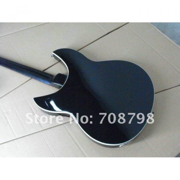 Custom Rickenbacker 330 Black Electric Guitar #3 image