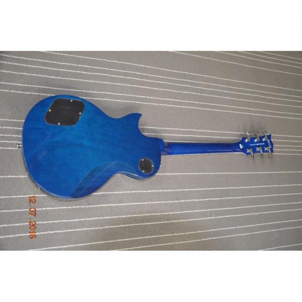 Custom LTD Deluxe ESP Eclipse Blue Quilted Maple Electric Guitar #5 image