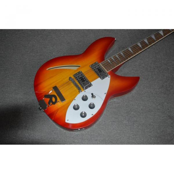 Custom Built Rickenbacker 330 Fireglo Electric Guitar Neck Through Body #5 image