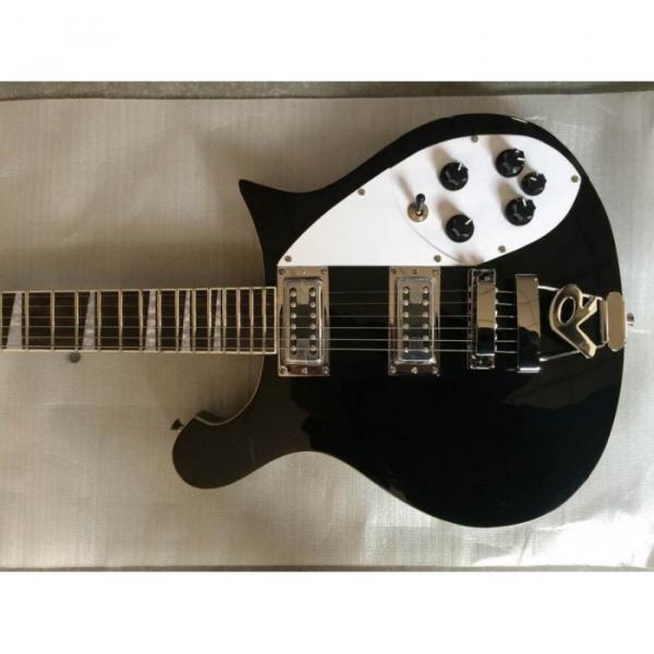 Custom Black Rickenbacker 620 Electric Guitar #1 image