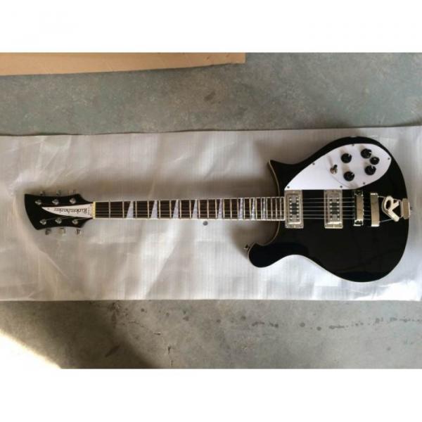 Custom Black Rickenbacker 620 Electric Guitar #4 image