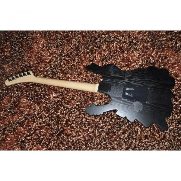 Custom  ESP Black Carved Skull Electric Guitar #3 image