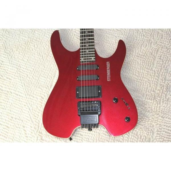 Custom Shop Red Steinberger 24 Fret No Headstock Electric Guitar #1 image