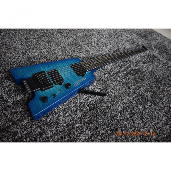 Custom Shop Blue Flame Maple Top Steinberger Headless Electric Guitar #1 image