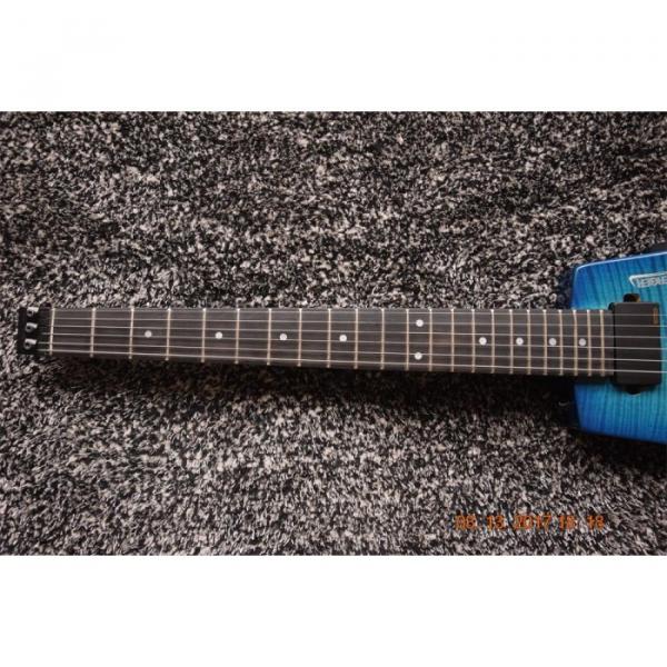 Custom Shop Blue Flame Maple Top Steinberger Headless Electric Guitar #3 image