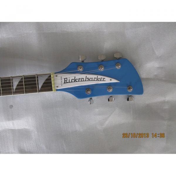 Custom Rickenbacker 620 6 Strings Blue 2 Pickups Guitar #5 image