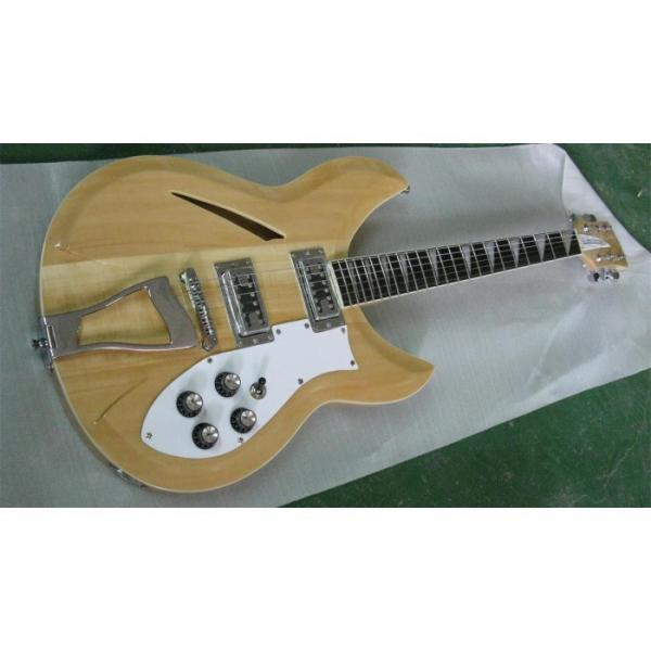 Custom Hollow Body Rickenbacker 330 Natural Guitar #1 image