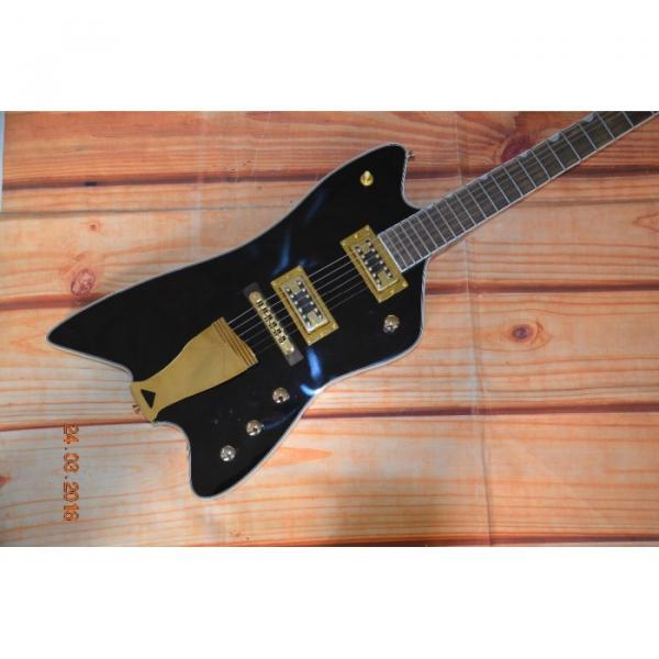 Custom Gretsch  G6199 Billy-Bo Jupiter Thunderbird Black Authorized Bridge Guitar #7 image