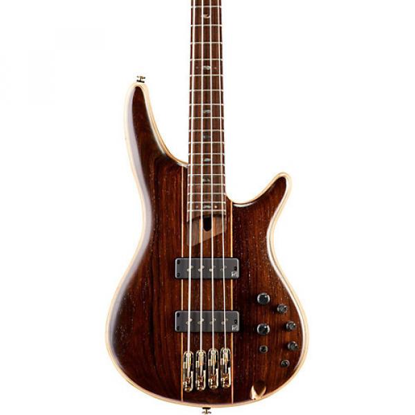 Ibanez Premium SR1900E 4-String Electric Bass Guitar Natural #1 image