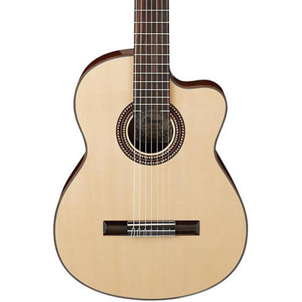 Ibanez G207CWCNT Solid Top Classical Acoustic 7-String Guitar Gloss Natural #1 image