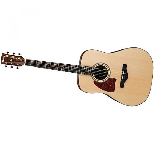 Ibanez AW400LNT Artwood Solid Top Dreadnought Left-Handed Acoustic Guitar Natural #1 image