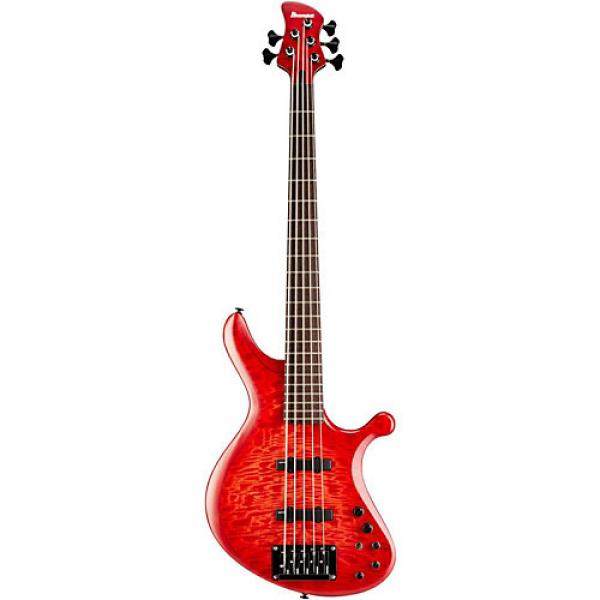 Ibanez Grooveline G205 Electric Bass Guitar Flat Ruby Burst #1 image