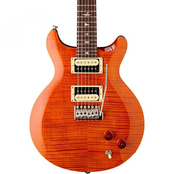 PRS SE Carlos Santana Electric Guitar Orange #1 image