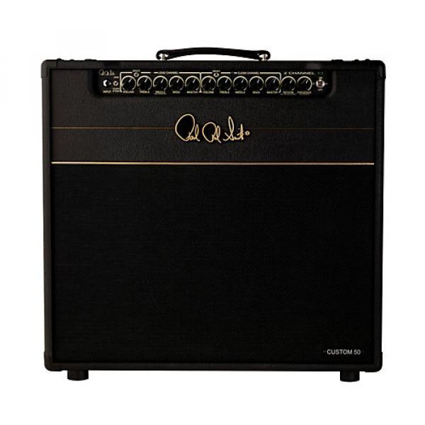 PRS 2-Channel Custom 50 Tube Guitar Combo Amp Stealth #1 image