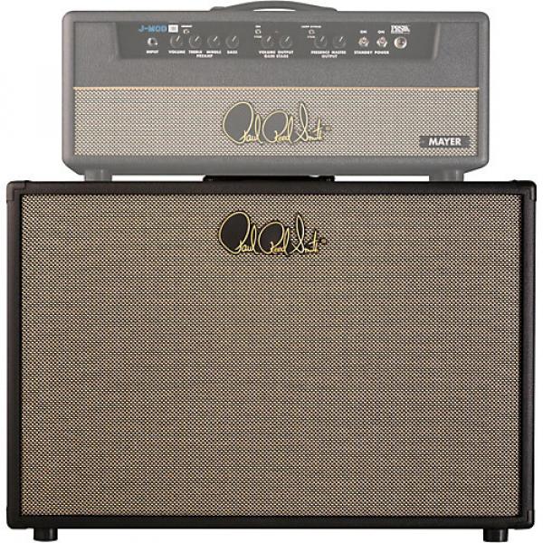 PRS J-MOD Stealth 130W 2X12 Guitar Amplifier Speaker Cabinet Black #1 image