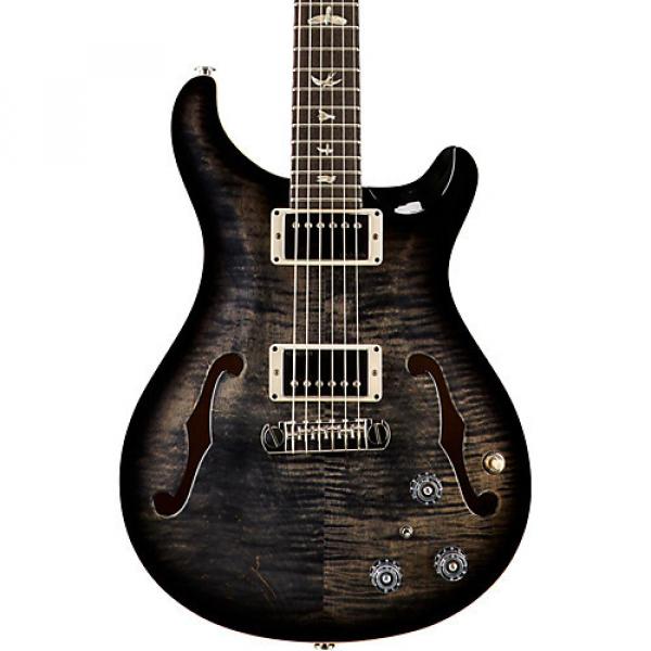 PRS Hollowbody II Carved Figured Maple Top with Nickel Hardware Hollowbody Electric Guitar Charcoal Burst #1 image