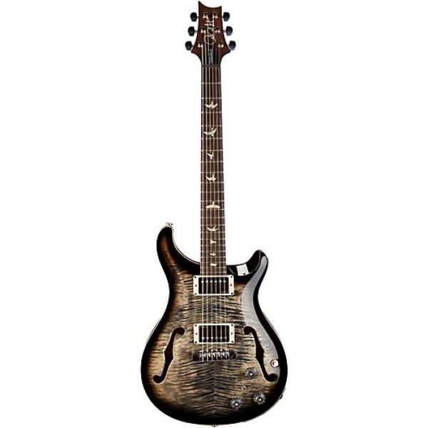 PRS Hollowbody II Flame Maple Top Electric Guitar Charcoal Burst #1 image