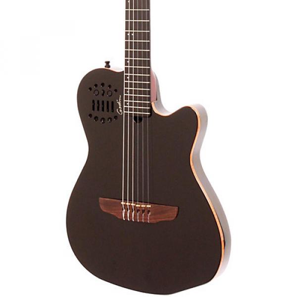 Godin ACS-SA Nylon String Cedar Top Acoustic-Electric Guitar Black Pearl #1 image