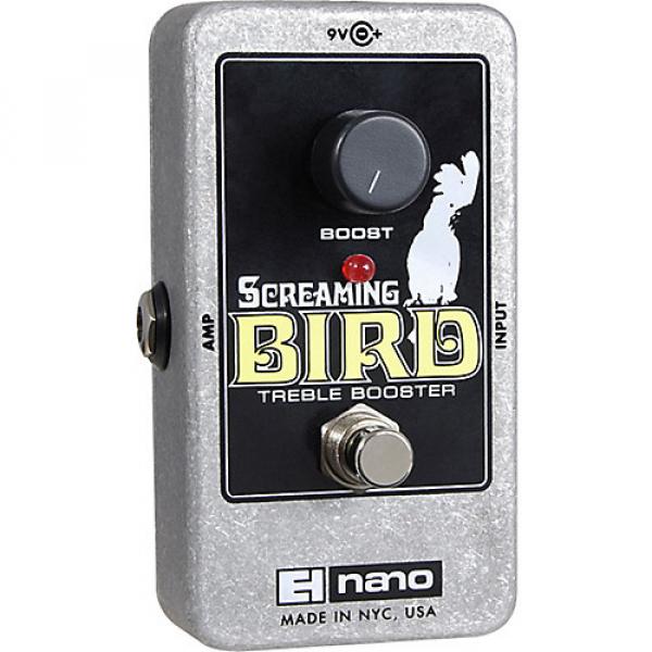 Electro-Harmonix Screaming Bird Treble Booster Guitar Effects Pedal #1 image