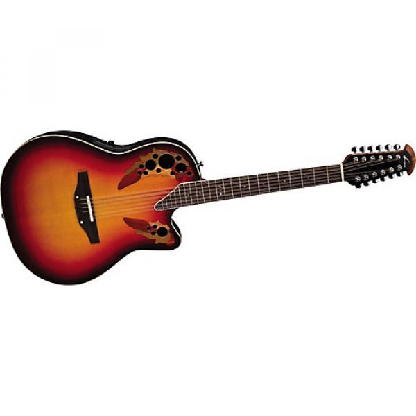 Ovation Standard Elite 2758 AX 12-String Acoustic-Electric Guitar New England Burst #1 image