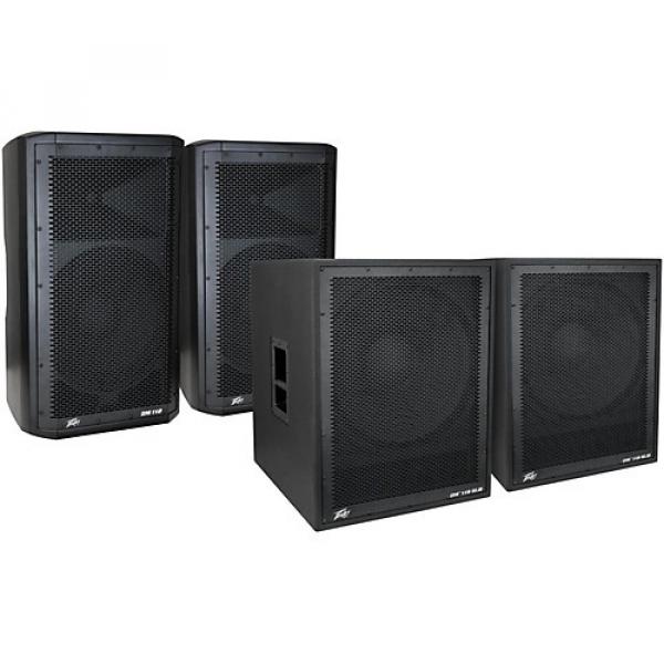 Peavey Dark Matter DM 112 Powered Speaker and DM118 Sub Pair #1 image