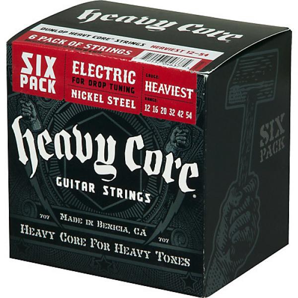 Dunlop Heavy Core Electric Guitar Strings Heaviest 6-Pack #1 image