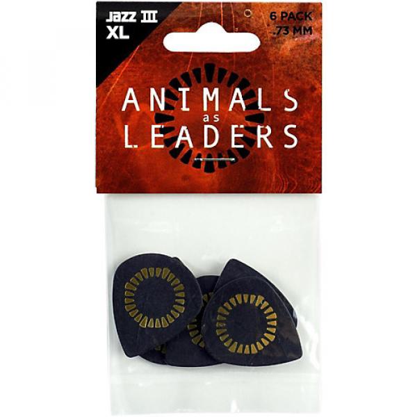 Dunlop Animals As Leaders Tortex Jazz III XL, Black, Guitar Picks .73 mm 6 Pack #1 image