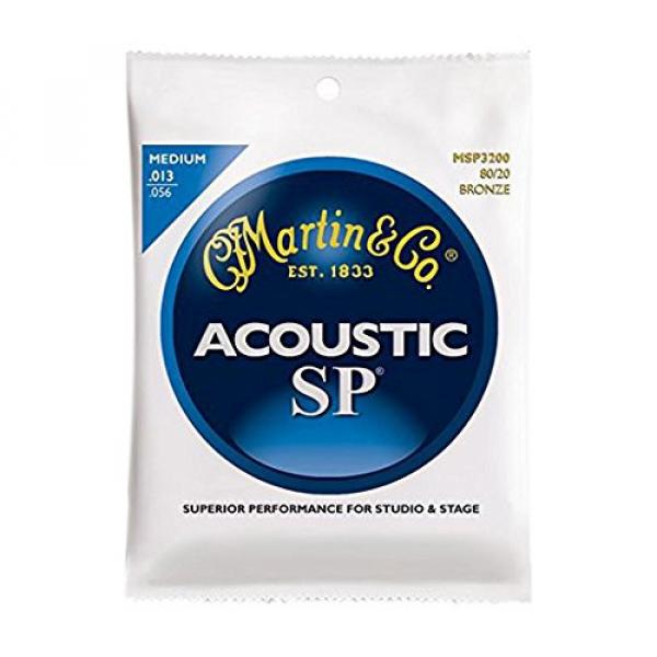 Martin MSP3200 SP 80/20 Bronze Acoustic Guitar Strings, Medium #1 image