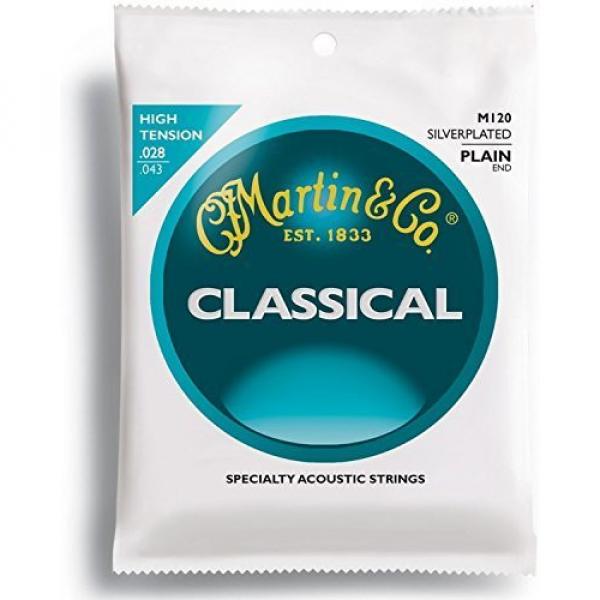 Martin M120 Silverplated Classical Guitar Strings, High Tension #1 image