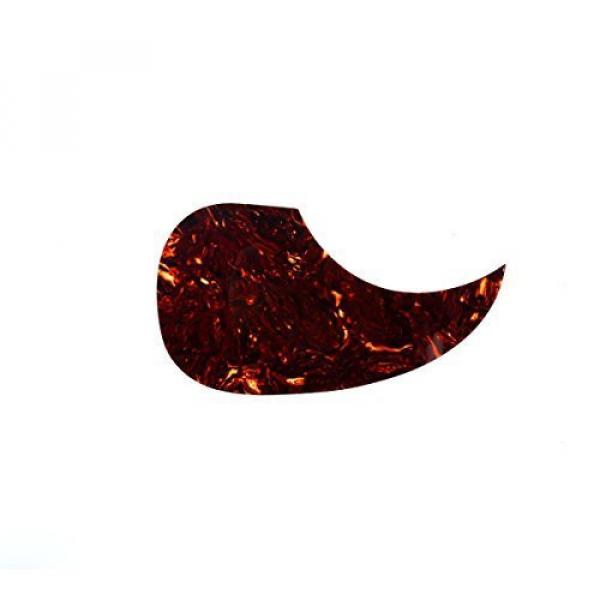 Musiclily Martin-style Teardrop Self-Adhesive Folk Acoustic Guitar Pickguard Scratch Plate Pick Guards, Dark tortoise shell #1 image