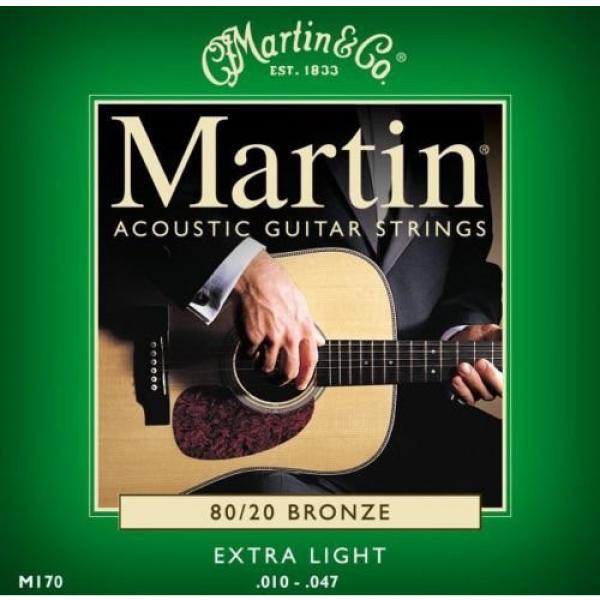 Sets - Martin M170 Acoustic Guitar Strings Extra Light 80/20 Bronze #2 image