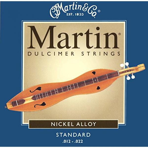 Mountain Dulcimer String Set, Martin Standard Gauge (.012, .012, .012, .022 Nickel Wound) #1 image