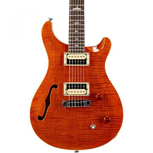 PRS SE Custom 22 Semi-hollow - Orange #1 image