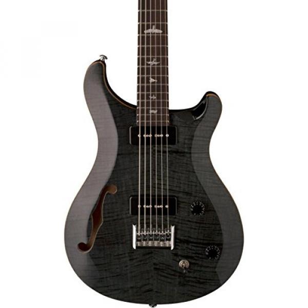 PRS SE 277 Semi-Hollow Soapbar Baritone - Gray Black #1 image