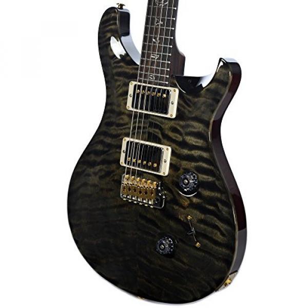 PRS CME Wood Library Custom 24 10 Top Quilt Obsidian w/Pattern Regular Neck #2 image